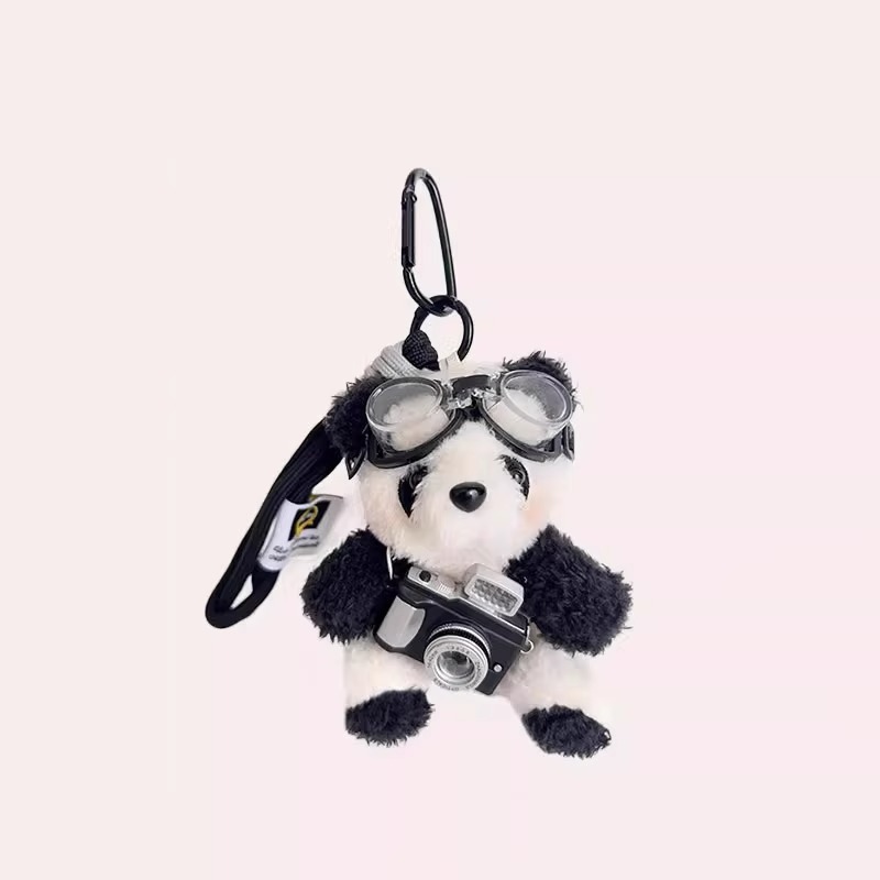 Lindo bolso de oso, colgante de bolso, muñeco de peluche, adorno de coche, llavero de coche, pareja, regalo creativo