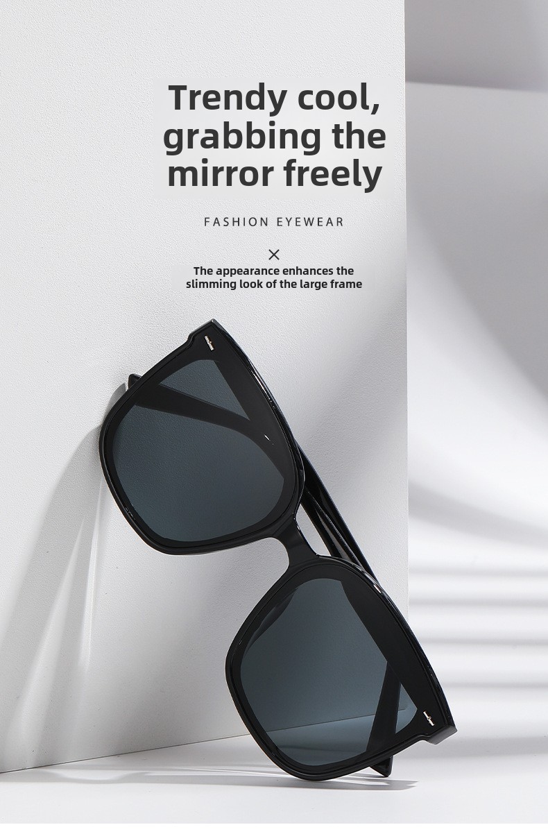 New Sunglasses Women's Sunglasses 808 Fashion Square Frame Sunglasses K-style Versatile Square Popular Glasses Stylish in_voghion.com