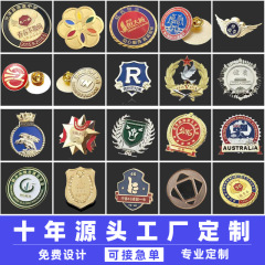 Jiudu 電気メッキ馬年ステンレス鋼ブローチ金属パーソナライズされたバッジカスタムメイドバッジカスタムメイドメダルメダル