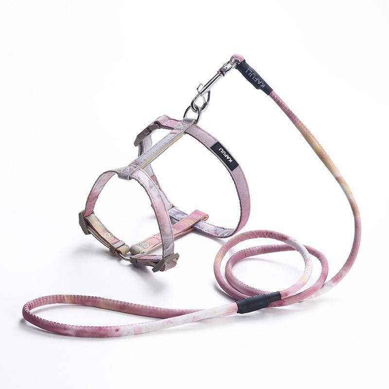 Kit de cuerda de tracción para gatos ajustable I-shaped cat chain correa de pecho para gatos para salir al por mayor artículos de mascotas especiales