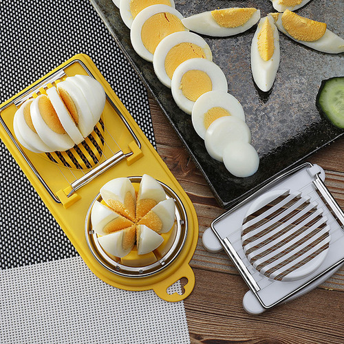Cross-border Japanese-style egg slicer household stainless steel egg slicer two-in-one divider egg slicer
