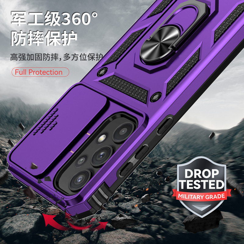 国境を越えた対外貿易はサムスン携帯ケースa 35/5g軍曹が窓を押して指環を支えて携帯電話の保護カバー卸売りに適している|undefined
