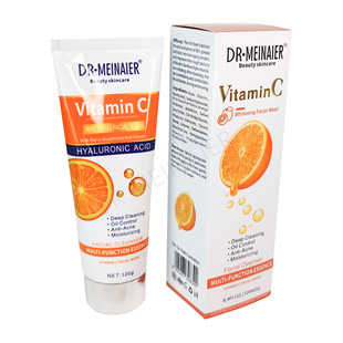 Cross-border VC facial cleanser moisturizing brightening vitamin C facial cleanser deep cleansing skin nourishing foreign trade Wholesale