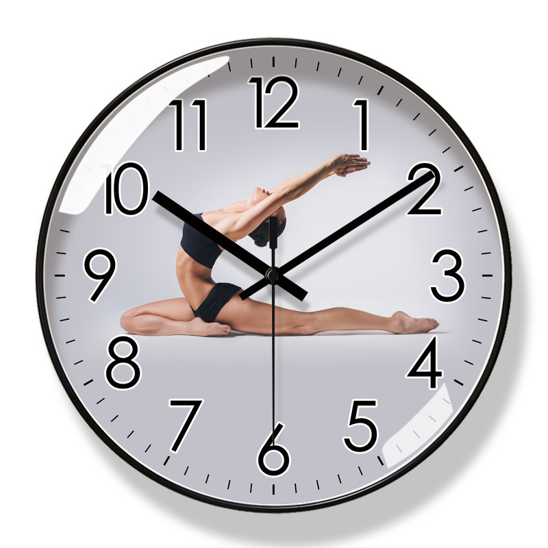 Ipla 6359 Wall Clock Health Club spa Beauty Salon Creative Clock Mute Clock Mute Sweep Seconds Quartz Clock