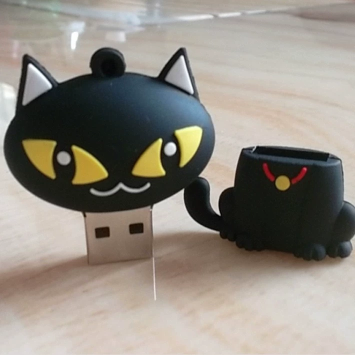 Модель животного, силиконовый USB-накопитель в виде мультфильма PVC