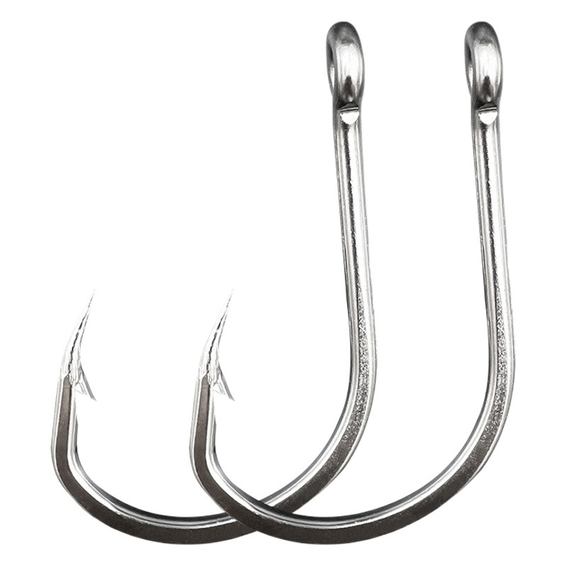 10827 large sea fishing hook stainless steel ring iron plate hook villain Carp Hook anchor fish hook Sturgeon hook