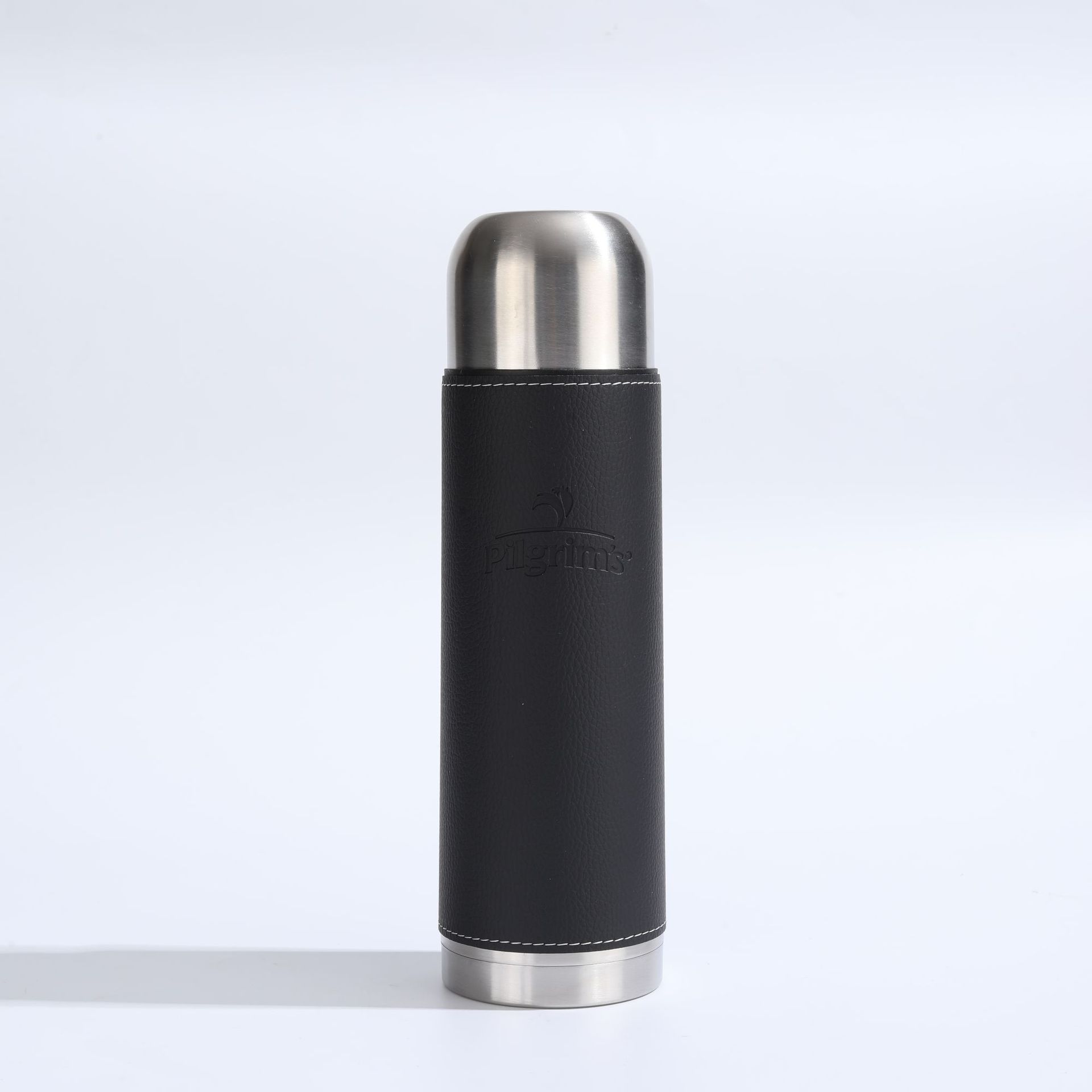 Taza de aislamiento de acero inoxidable de doble capa comercial de alta gama Amazon vacío transfronterizo taza de agua con taza de regalo de cuero