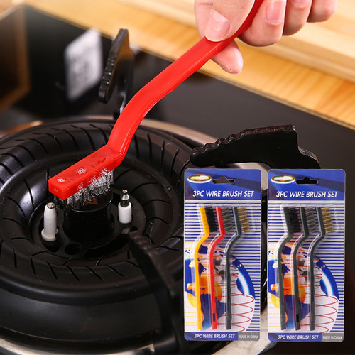 Kitchen gas stove range hood cleaning brush gas stove degreasing brush stove stove rust removal wire brush tool
