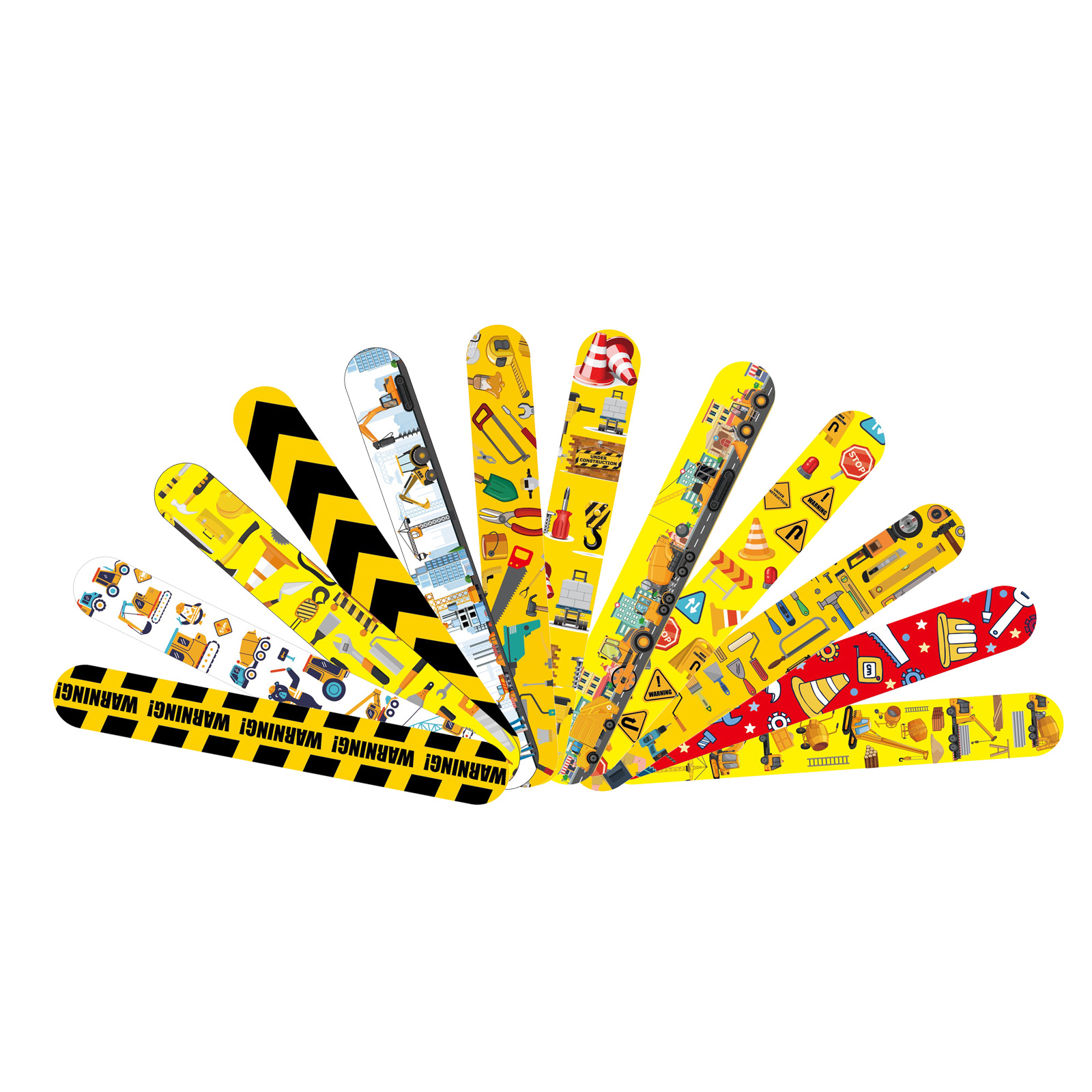 Herramientas de construcción transfronterizas de coches de ingeniería de coches de ingeniería de fiestas de brazaletes de temas de fiestas