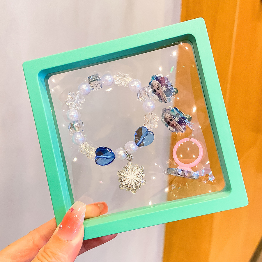 블루 공주 엘사 4 조각 세트 [상자 포함]