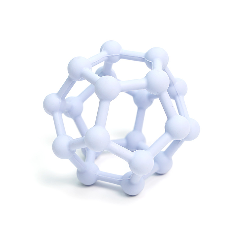 Baby Hollow Sensory Ball Toy Food Grade Silicone Baby Bite3 DHand Grab Ball Busy Ball