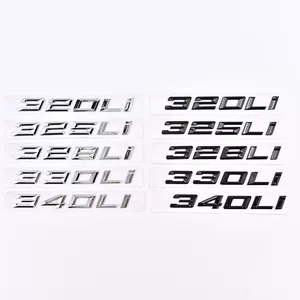 BMW 320Li, 325Li, 328Li, 330Li, 340Li arxa emblemlərinin modifikasiyası