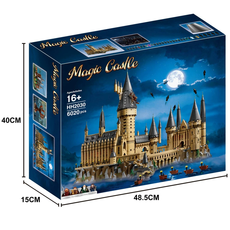 Набор строительных блоков (совместим с LEGO Harry Potter) — замок в стиле Хогвартса и фигурки, варианты с несколькими деталями