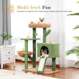 大号室内猫爬架猫窝猫树一体加厚剑麻猫咪用品宠物专用猫抓板爬架