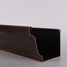 天沟落水系统 成品天沟檐沟 檐沟水槽 金属落水管 别墅 屋檐天沟