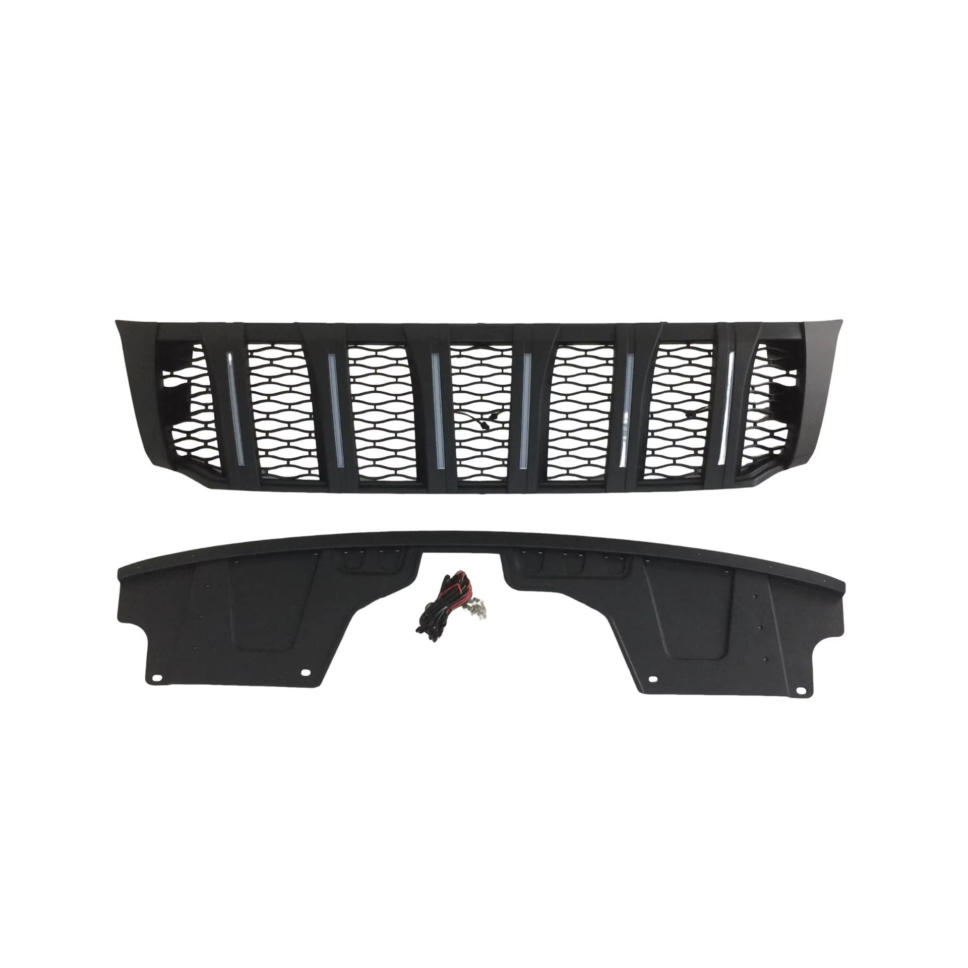 Suitable for Nissan Navara NP300 2015‑2019 front grille with lights for off-road use
