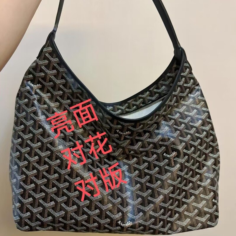 Goya Dogtooth Hobo Bag 2025 New Model Lychee Pattern Underarm Tote Bag Large Capacity for Commuting