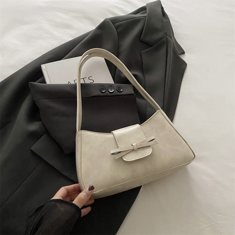 Bolsa de axila plateada para mujer de gran capacidad 2024 nueva moda nicho millennial hot girl estilo bolso de un solo hombro