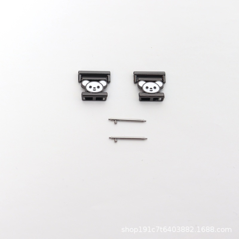 Gấu Nhỏ - Đen / Giao diện 18mm (kèm kim tháo nhanh)