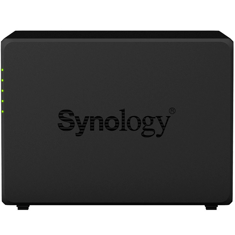 С Synology DS418 Four - Disk NAS сетевой сервер хранения данных (без встроенного жесткого диска)