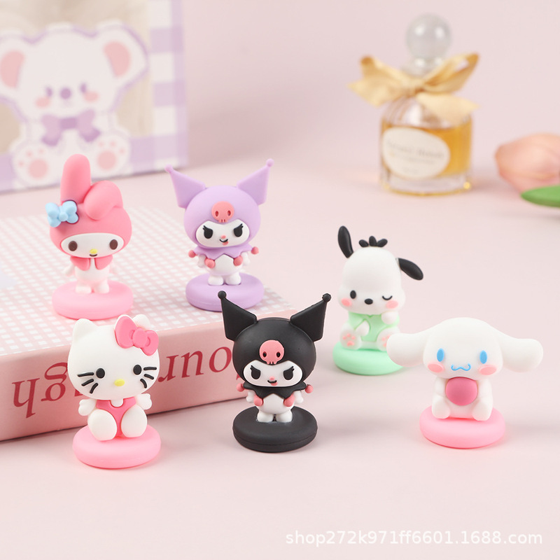 Cartoon Cute Kulomi Stereo Doll DIY Hand-made Moulti Room Doll Cake Decorative Ornaments