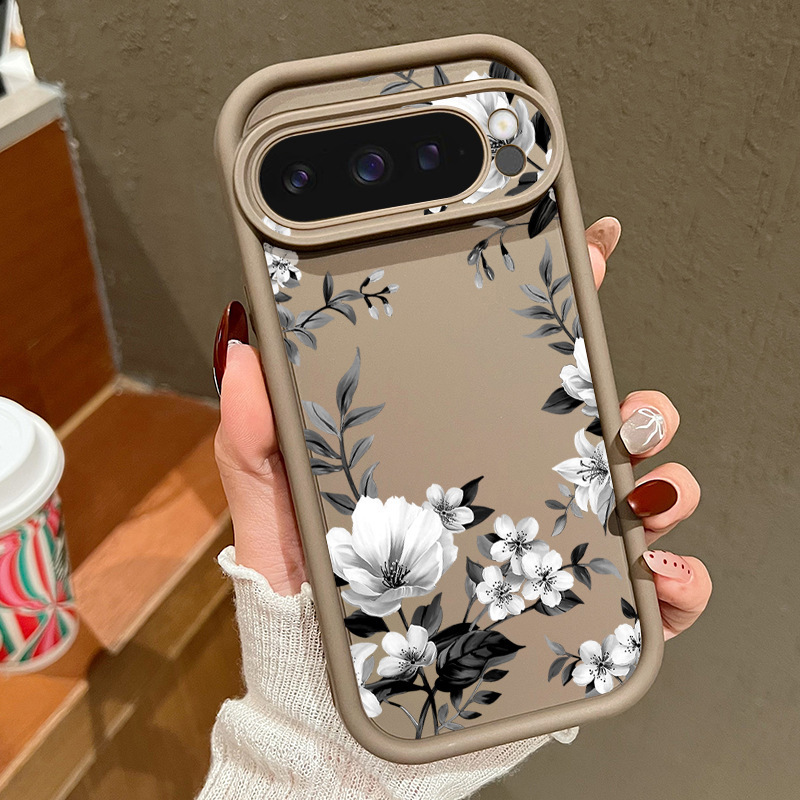 适用谷歌Pixel9Pro XL花朵手机壳Pixel7PRO清新小碎花防摔保护套|undefined