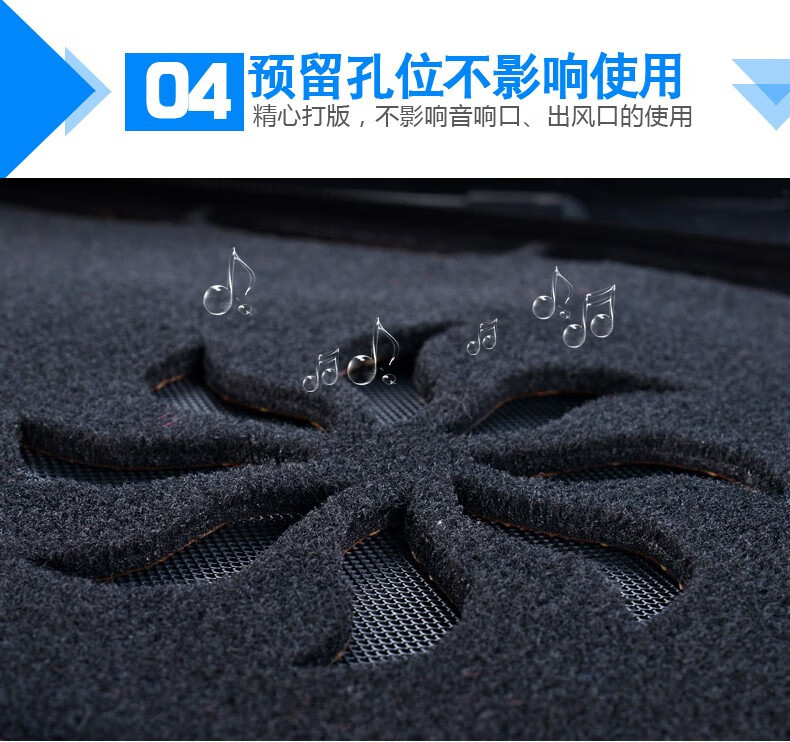 Suitable for Lynk & Co 01 03 06 Dashboard Light-Proof Mat 05 Car Front Center Console Sun Protection Heat Insulation Anti-Slip Mat