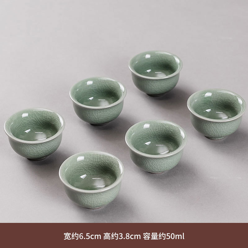 콩 녹색 Geyao Zen 차-6 컵