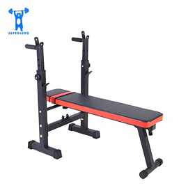 训练多功能举重床室内可调节深蹲架可折叠杠铃架平推卧推床哑铃凳