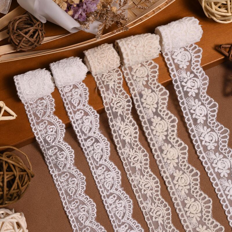 Retro Art Mesh Embroidery Lace Accessories Lace Curtain Fabric Decoration diy Garment Accessories 3cm