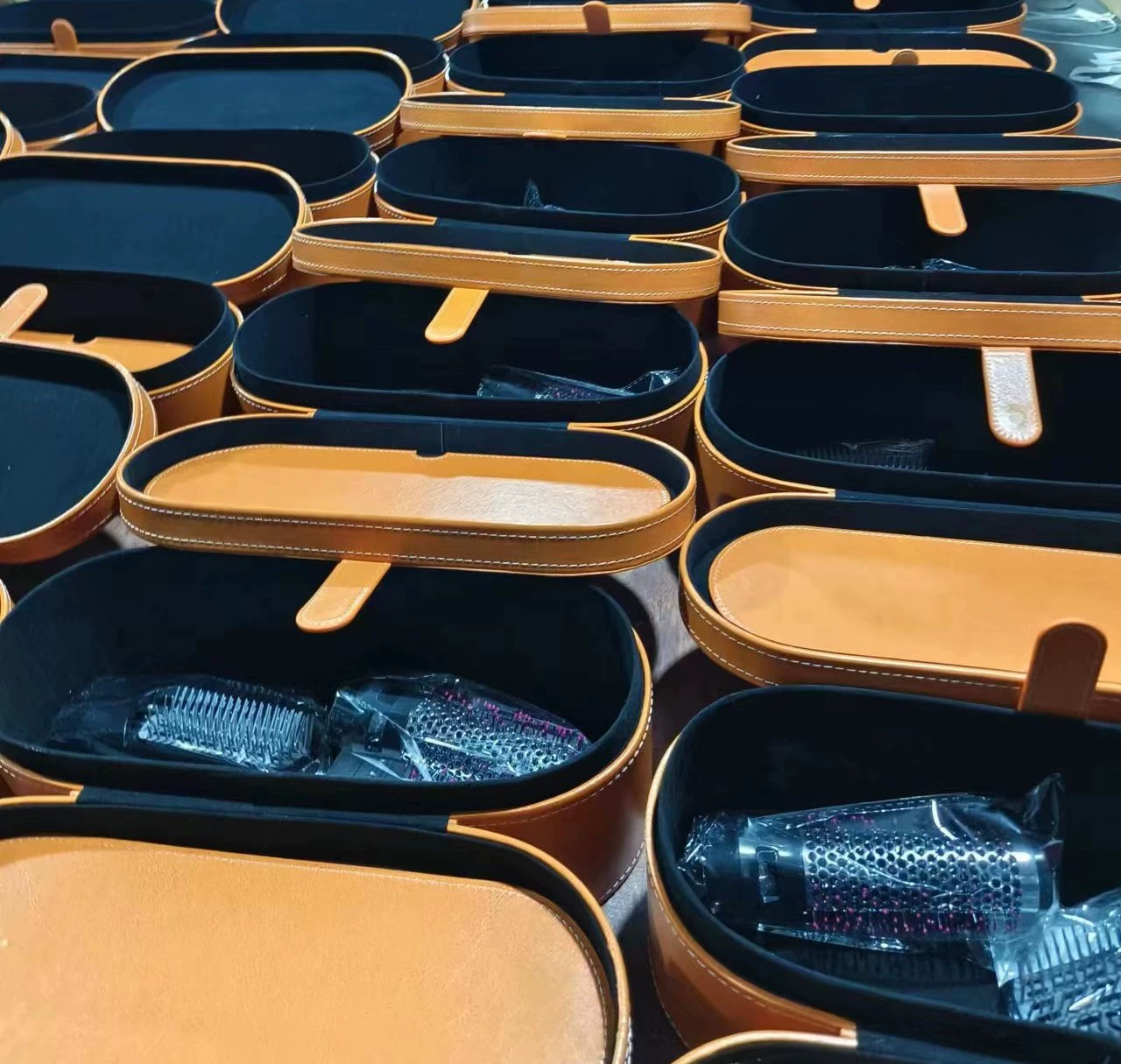 Кросс-граничный новый многофункциональный вращающийся стебель пяти в одном фен-щетке, сушилка для влажных и сухих волос, выпрямляющая щетка