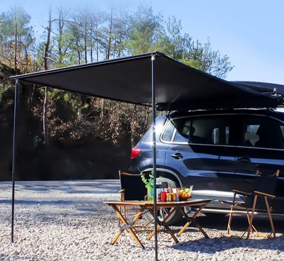 Sky Curtain Car Side Tent Rain — Avtomobil dam çadırları - vinyl-upgraded-model-300300cm-5-8-people