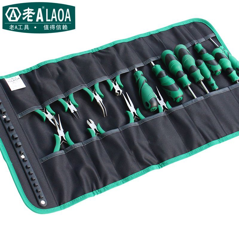 Bolsa de carrete multifuncional antigua, bolsa de almacenamiento de broca, bolsa de almacenamiento de cabezal de lote, bolsa de almacenamiento, bolsa de almacenamiento, bolsa de mantenimiento, bolsa de rollo de herramientas