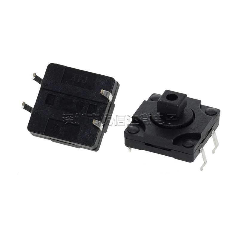 Touch переключатель 12*12*7,3 MM квадратная головка 8,8 H водонепроницаемый прямой пыленепроницаемый 4 ноги микро-кнопочный переключатель