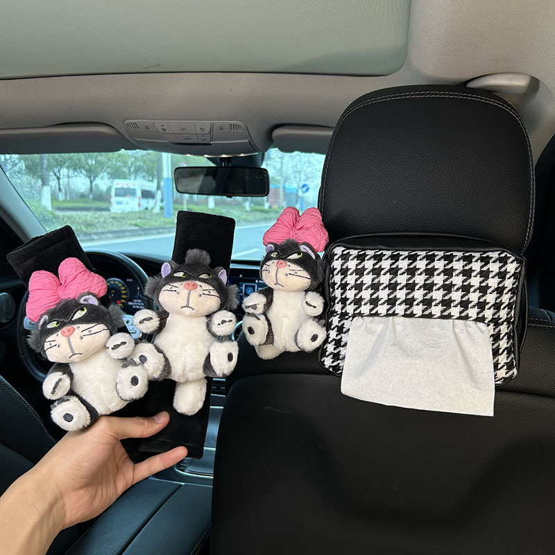 Caja de toallas para automóviles, caja de extracción de papel para automóviles, bolsa de papel para automóviles, bolsa de colgar para automóviles, caja de colgar para adornos creativos y lindos