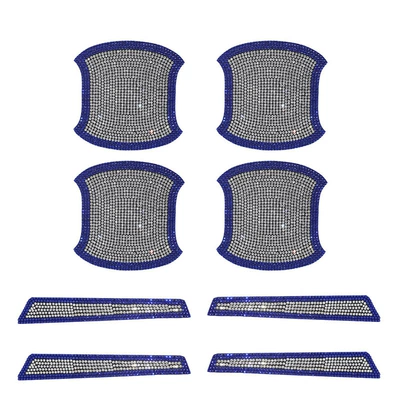 Car Handle Protective Film, Portal Wrist - hot-diamond-door-bowl-handle-8-piece-set-blue-and-white-diamond