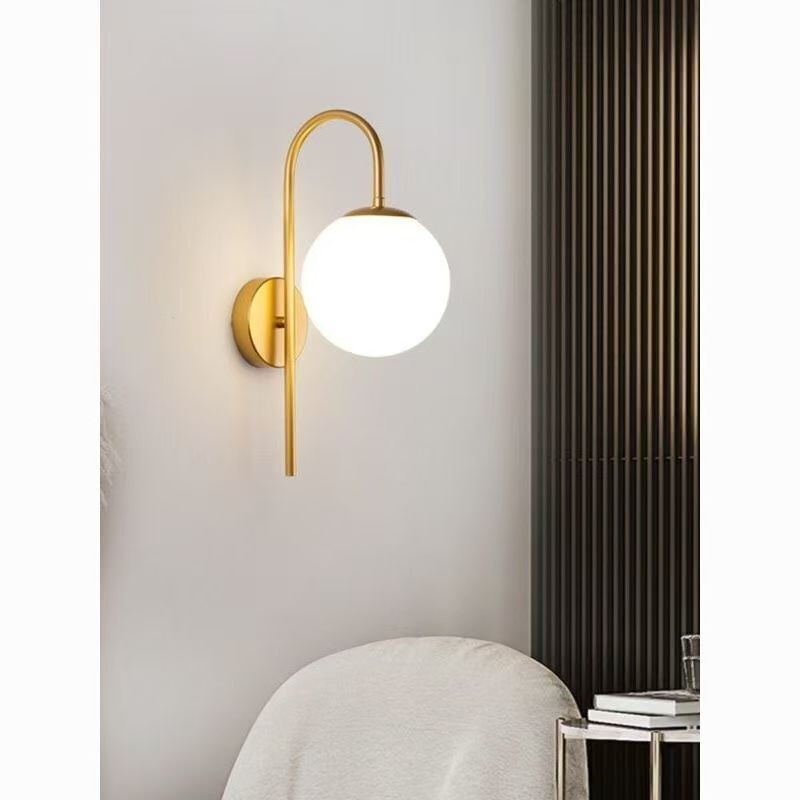 Modern Minimalist Personality Wall Lamp Tv Background Light Nordic Simple Spherical Internet-Famous Wall Lamp Background Wall Modern Minimalist Personality Wall Lamp Tv Background Light Nordic Simple Spherical Internet-Famous Wall Lamp Background Wall