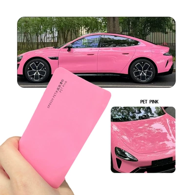Axxpel Automotive Pet Crystal Romantic Pink Color-Changing Film for Full Car Use, Specialized Extended Application Car Body Protection Film, Car Paint (Auto Color Change Film) - pet-crystal-romantic-powder-152m-165m