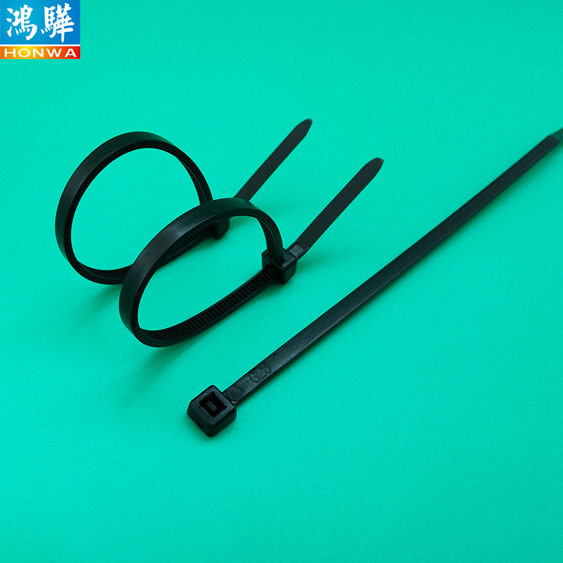 3.6*200mm耐高温200度黑色特氟龙扎带 4*200铁氟龙耐高温扎带