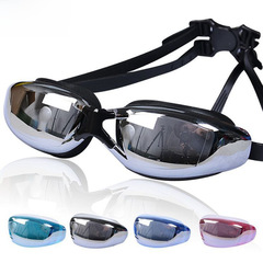 Swim Goggles for Adults - New Model High-Definition Electroplated Silicone Anti-Fog Swim Goggles - UV Protection - Stylish Unisex