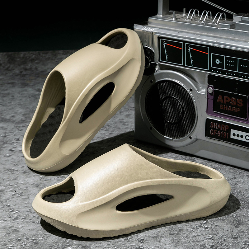 2色のつなぎ合わせのevaは糞感の静音スリッパを踏んでいます。|undefined