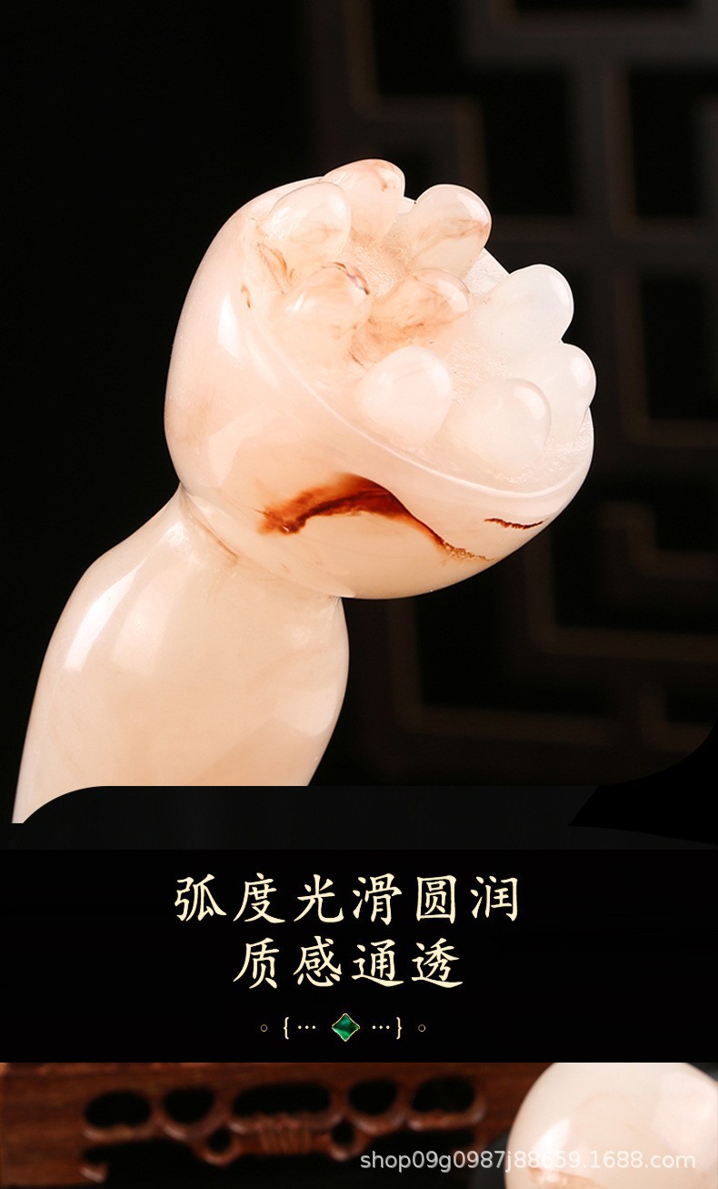Lotus Pod Guasha Massage Stick 9-Bead Resin Acupoint Tool for Face and Body key features