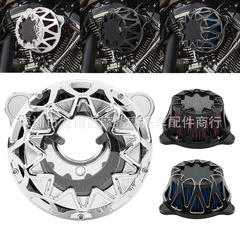 オートバイのハーレー全車系改造部品CNCアルミ製一体面カバー大空ろ過空気フィルタアセンブリ