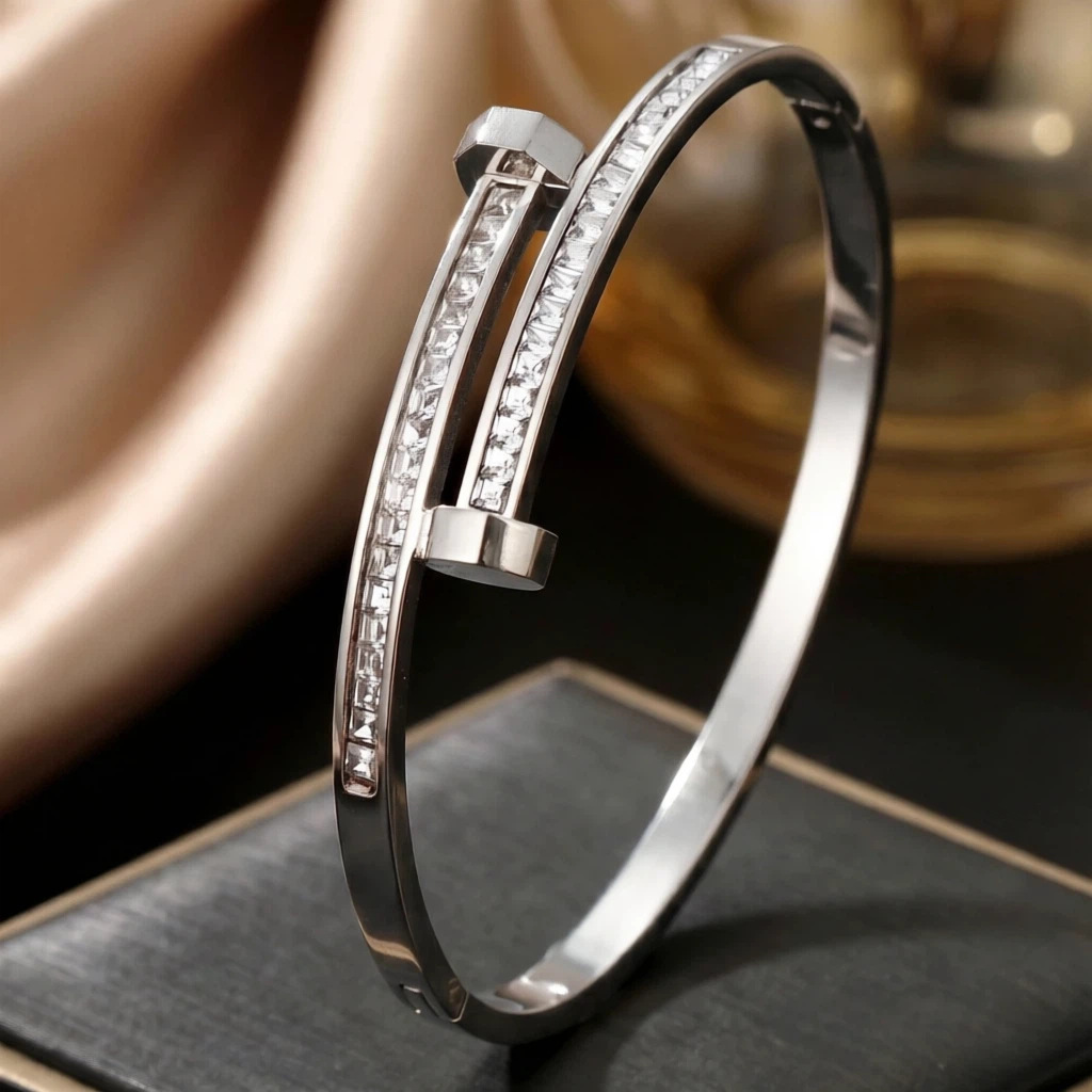 13-A-2 Double D Steel Bracelet