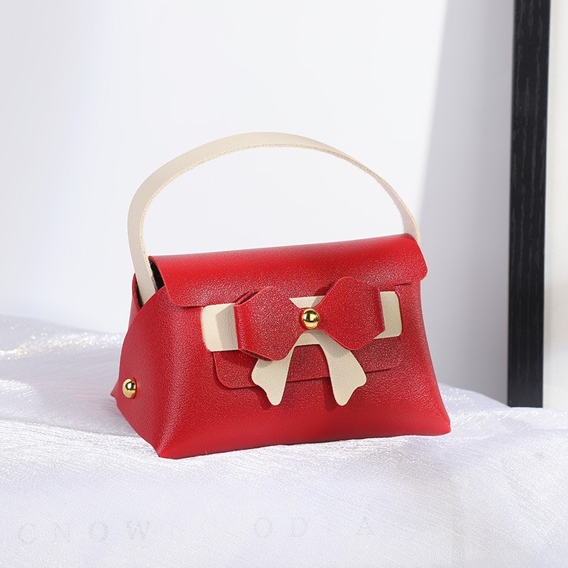 Caja de dulces de boda creativa de corteza de doble capa bolsa de arco bolsa de dulces caja de embalaje de dulces caja vacía de dulces