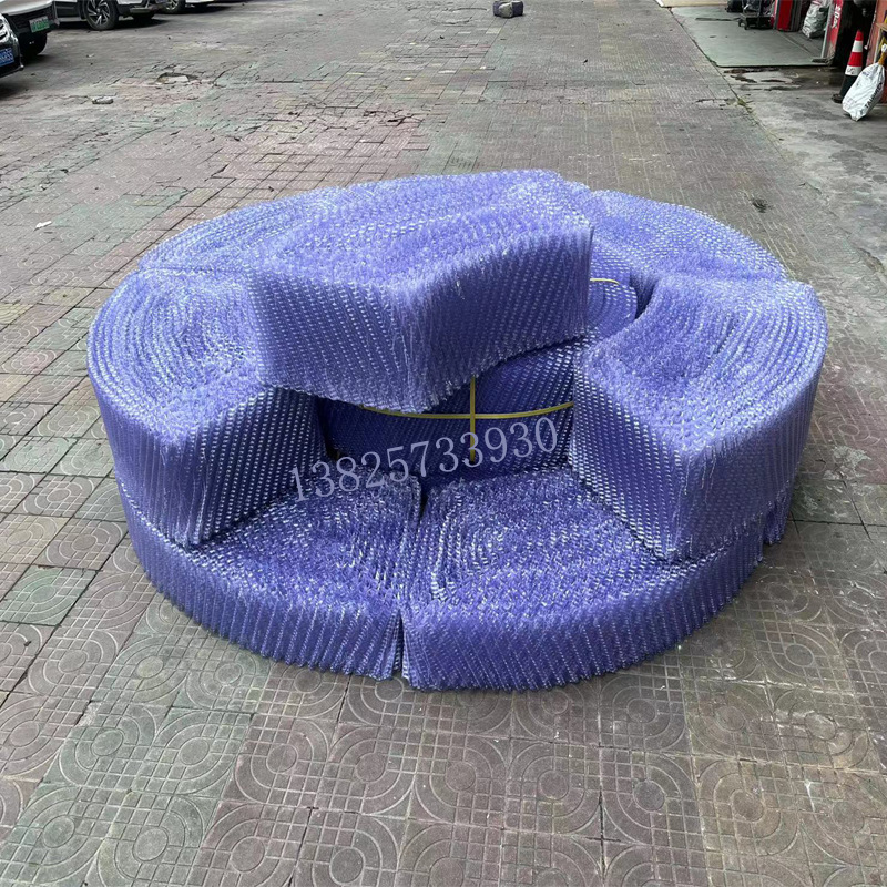 冷却塔维修冷却水塔蜂窝网滤水网填料更换150T冷却塔PVC填料胶片