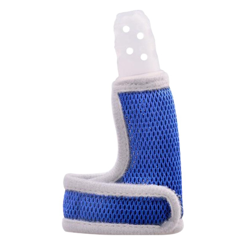 Nuevo bebé de silicona molar dedo cubierta bebé respirable pulgar cubierta mordedor niños anti-mordedura mano materna y suministros para niños