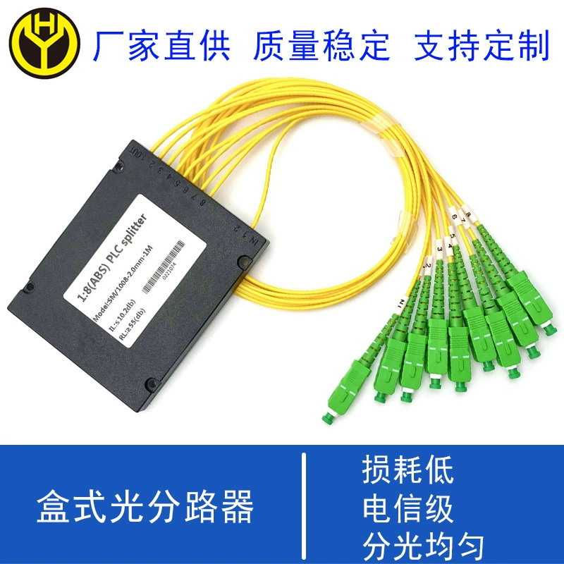 Сплиттер коробки оптовой продажи Чунцина оптически сплиттер 1 минуты 8 оптически сплиттер 1 минуты 8 коробки оптически