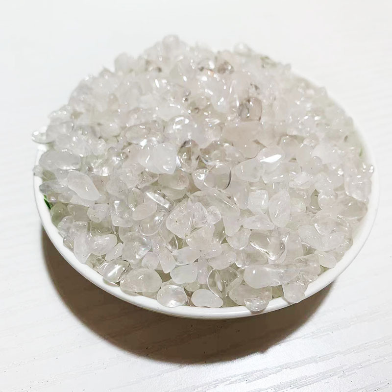 卸売り天然水晶砕石粉紫黄水晶七色水晶水槽植木鉢装飾消磁水晶砕石|undefined