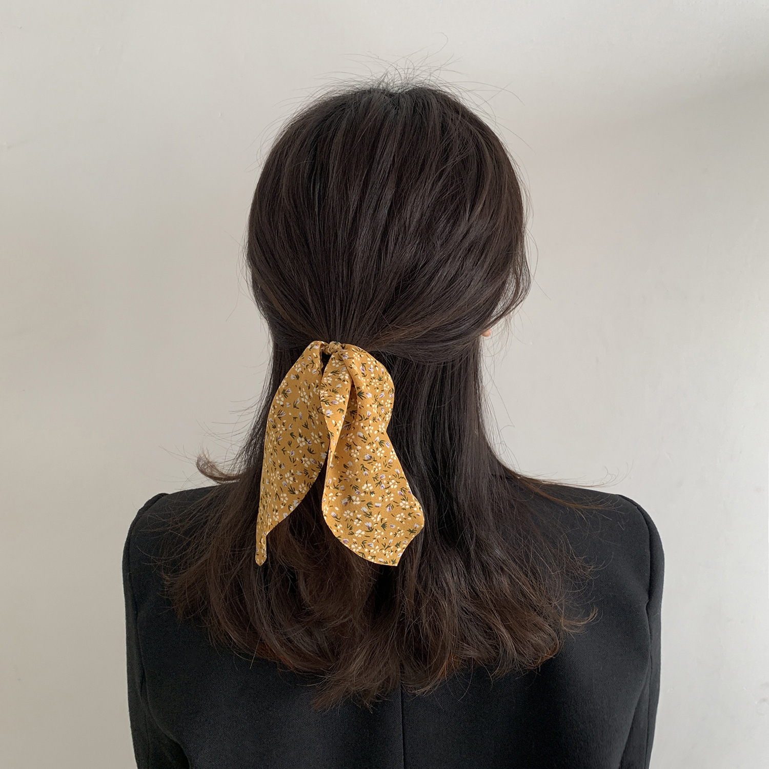 Korean Streamer Bow Knot Hair Ring display picture 5